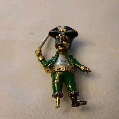 Peg leg collectible pirate pin - leg,